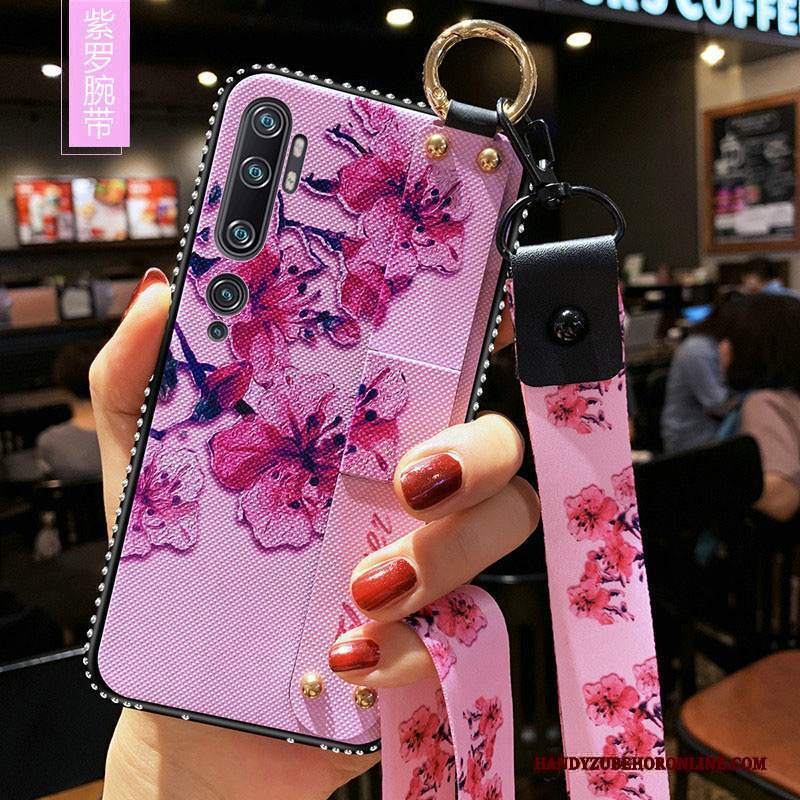 Custodia Mi Note 10 Protezione Telefono Rosso, Cover Mi Note 10 Anti-caduta Tendenza