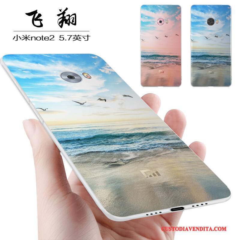 Custodia Mi Note 2 Creativo Piccola Anti-caduta, Cover Mi Note 2 Silicone Tutto Incluso Macchiati
