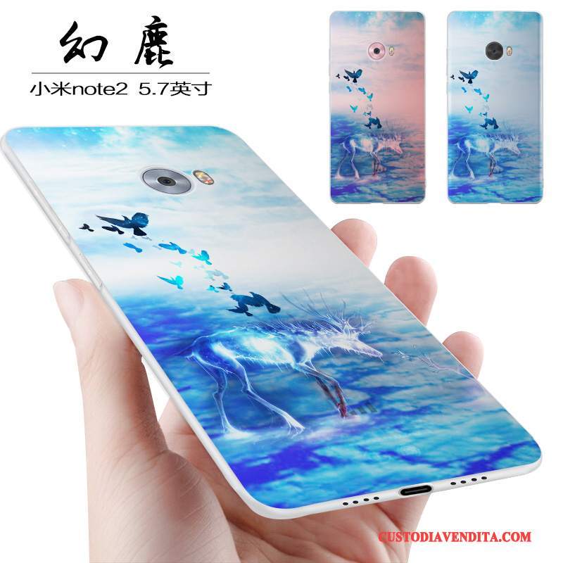 Custodia Mi Note 2 Creativo Piccola Anti-caduta, Cover Mi Note 2 Silicone Tutto Incluso Macchiati