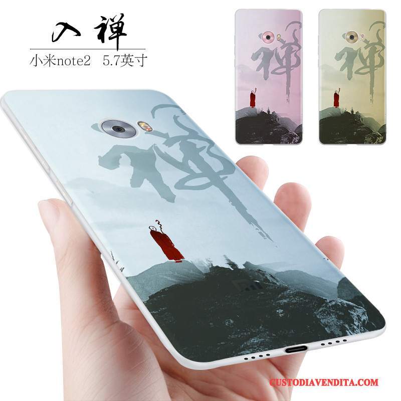 Custodia Mi Note 2 Creativo Piccola Anti-caduta, Cover Mi Note 2 Silicone Tutto Incluso Macchiati