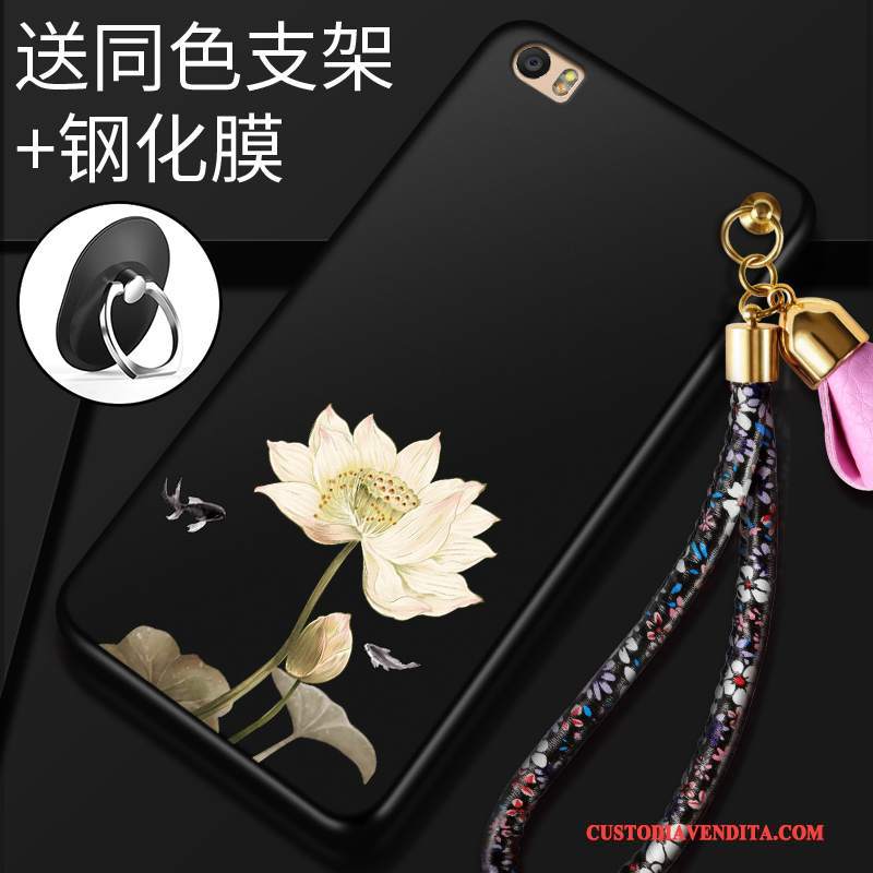 Custodia Mi Note 2 Silicone Macchiati Piccola, Cover Mi Note 2 Creativo Rossotelefono