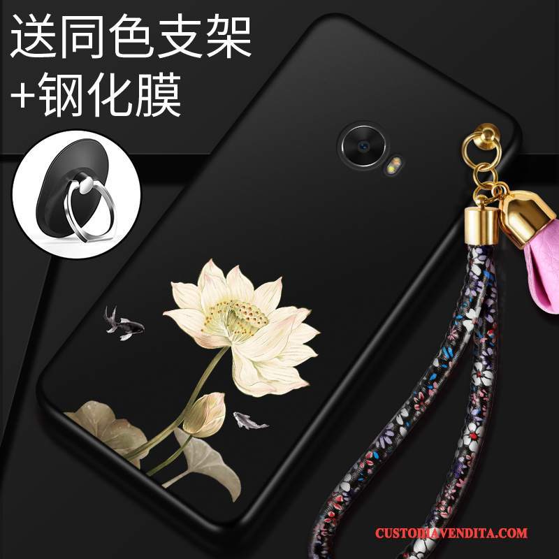Custodia Mi Note 2 Silicone Macchiati Piccola, Cover Mi Note 2 Creativo Rossotelefono