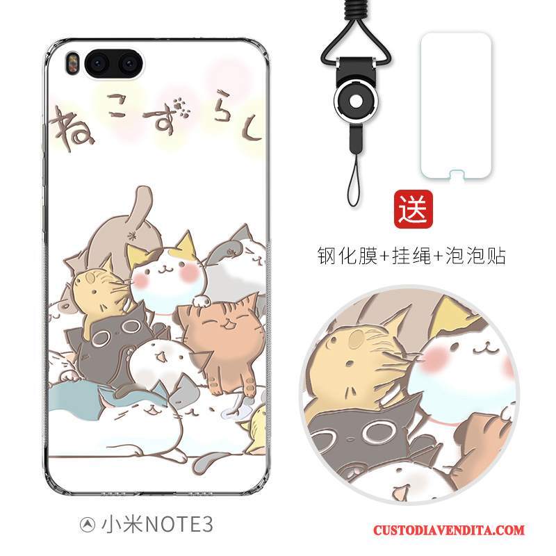 Custodia Mi Note 3 Goffratura Gasbag Piccola, Cover Mi Note 3 Creativo Anti-cadutatelefono