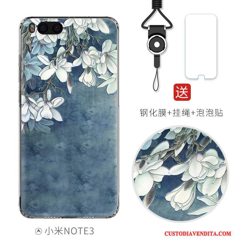 Custodia Mi Note 3 Goffratura Gasbag Piccola, Cover Mi Note 3 Creativo Anti-cadutatelefono