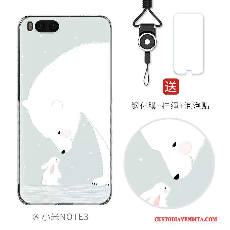 Custodia Mi Note 3 Goffratura Gasbag Piccola, Cover Mi Note 3 Creativo Anti-cadutatelefono