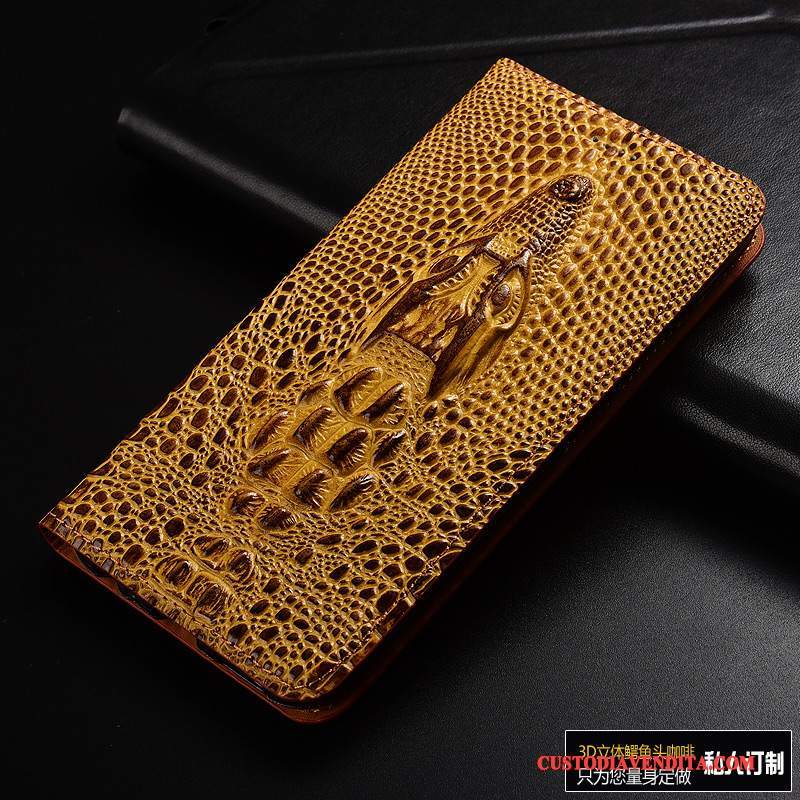 Custodia Mi Note 3 Pelle Telefono Piccola, Cover Mi Note 3 Protezione Personalizza Nero