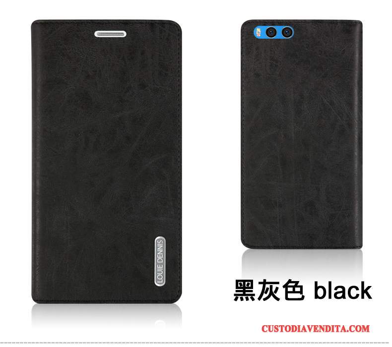 Custodia Mi Note 3 Protezione Telefono Tutto Incluso, Cover Mi Note 3 Pelle Piccola Rosso