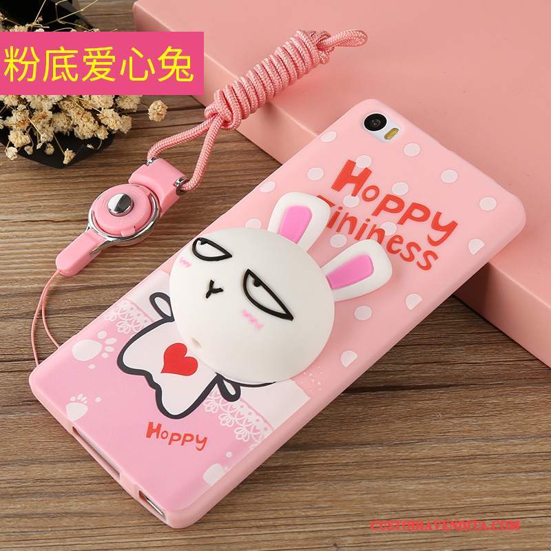 Custodia Mi Note Cartone Animato Piccola Nero, Cover Mi Note Silicone Telefono