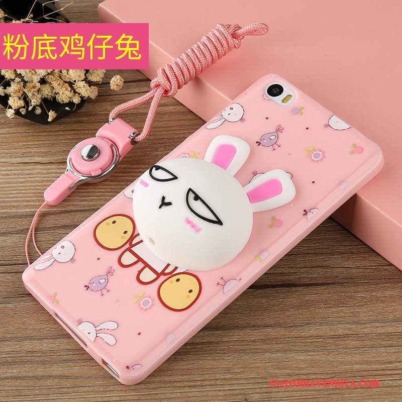 Custodia Mi Note Cartone Animato Piccola Nero, Cover Mi Note Silicone Telefono