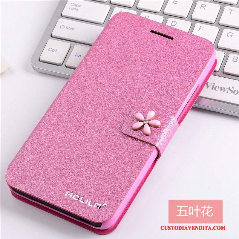Custodia Mi Note Protezione Piccolatelefono, Cover Mi Note Pelle Blu Chiaro