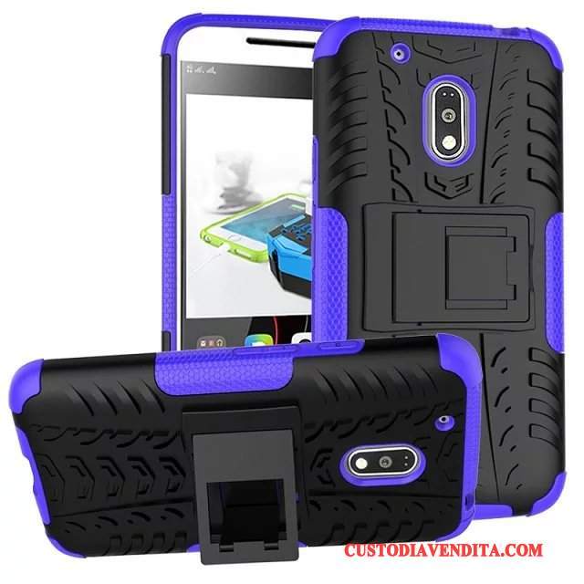 Custodia Moto G4 Play Silicone Telefono Rosso, Cover Moto G4 Play Protezione Anti-caduta Antiscivolo