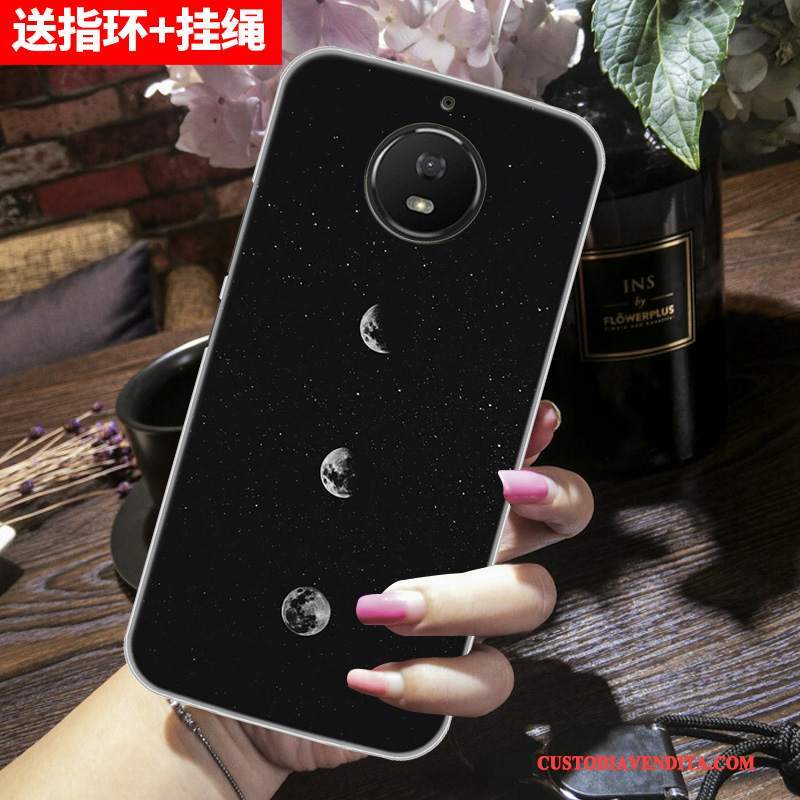 Custodia Moto G5s Plus Silicone Tutto Incluso Giallo, Cover Moto G5s Plus Protezione Morbido Anti-caduta