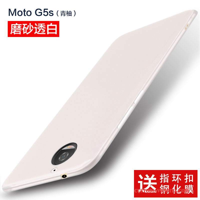 Custodia Moto G5s Silicone Verde Sottile, Cover Moto G5s Protezione Telefono Nero