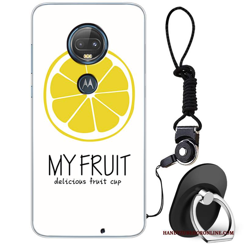 Custodia Moto G7 Cartone Animato Di Personalità Bello, Cover Moto G7 Creativo Morbido Marchio Di Tendenza