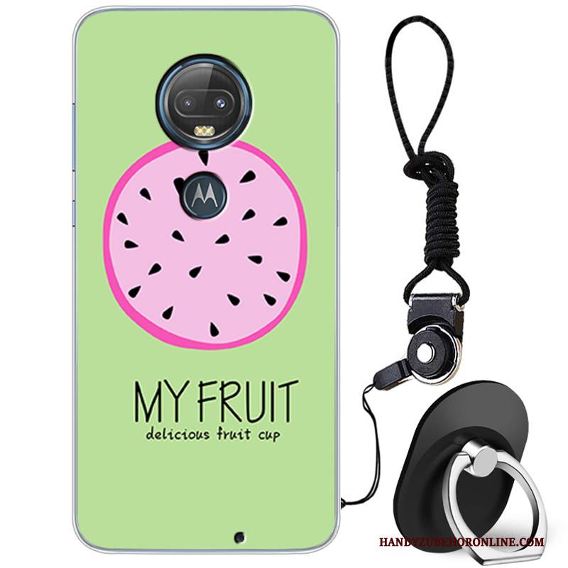 Custodia Moto G7 Cartone Animato Di Personalità Bello, Cover Moto G7 Creativo Morbido Marchio Di Tendenza