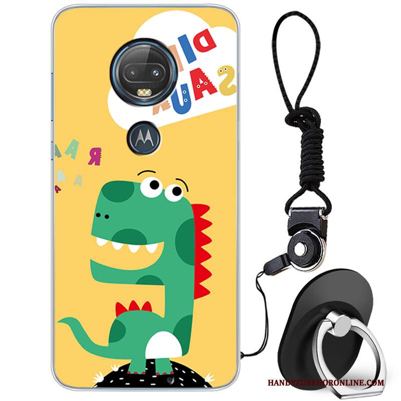 Custodia Moto G7 Cartone Animato Di Personalità Bello, Cover Moto G7 Creativo Morbido Marchio Di Tendenza