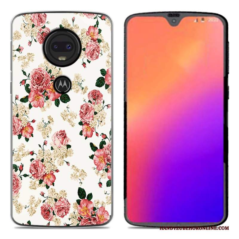Custodia Moto G7 Cartone Animato Morbido Nuovo, Cover Moto G7 Creativo Tendenzatelefono