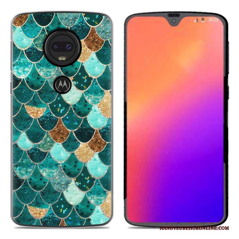 Custodia Moto G7 Cartone Animato Morbido Nuovo, Cover Moto G7 Creativo Tendenzatelefono