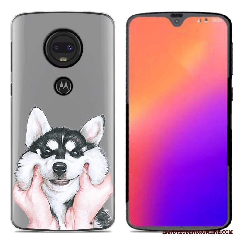 Custodia Moto G7 Cartone Animato Morbido Nuovo, Cover Moto G7 Creativo Tendenzatelefono