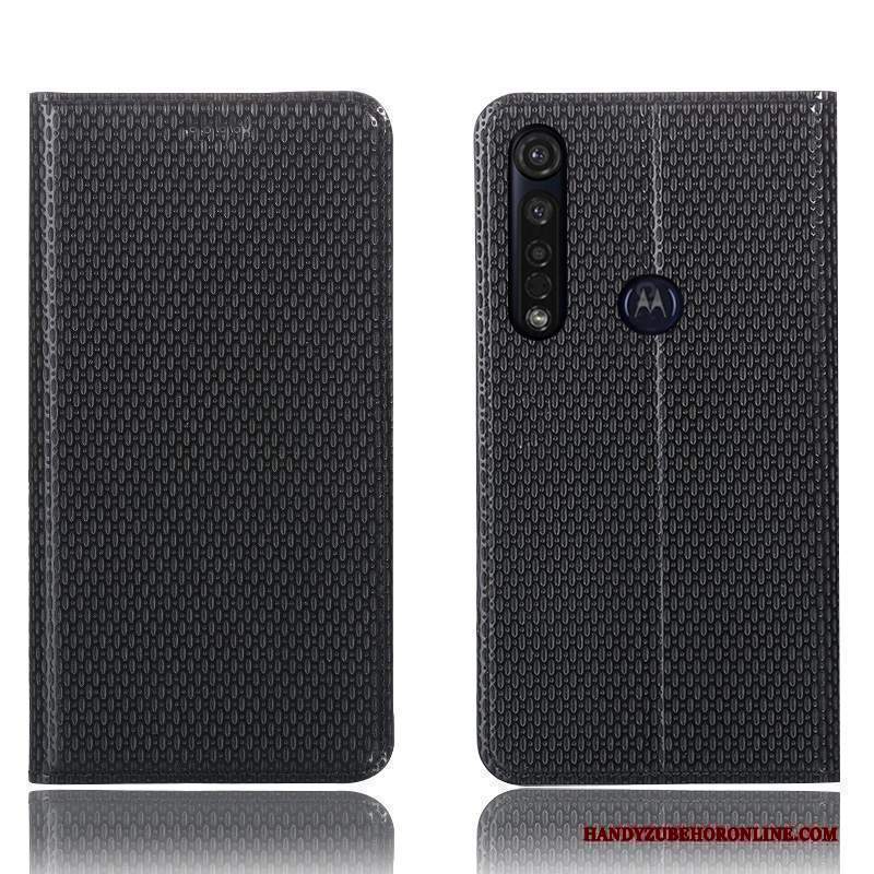 Custodia Moto G8 Plus Pelle Telefono Anti-caduta, Cover Moto G8 Plus Protezione Tutto Incluso