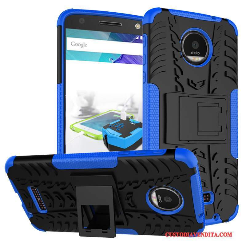 Custodia Moto X4 Protezione Modello Verde, Cover Moto X4 Supportotelefono