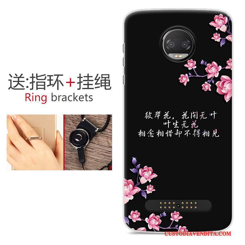 Custodia Moto Z 2018 Colore Fresco Tutto Incluso, Cover Moto Z 2018 Protezione Morbido Anti-caduta
