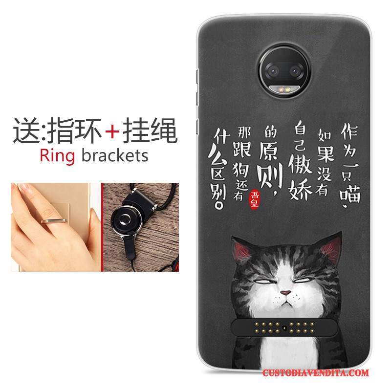 Custodia Moto Z 2018 Colore Fresco Tutto Incluso, Cover Moto Z 2018 Protezione Morbido Anti-caduta