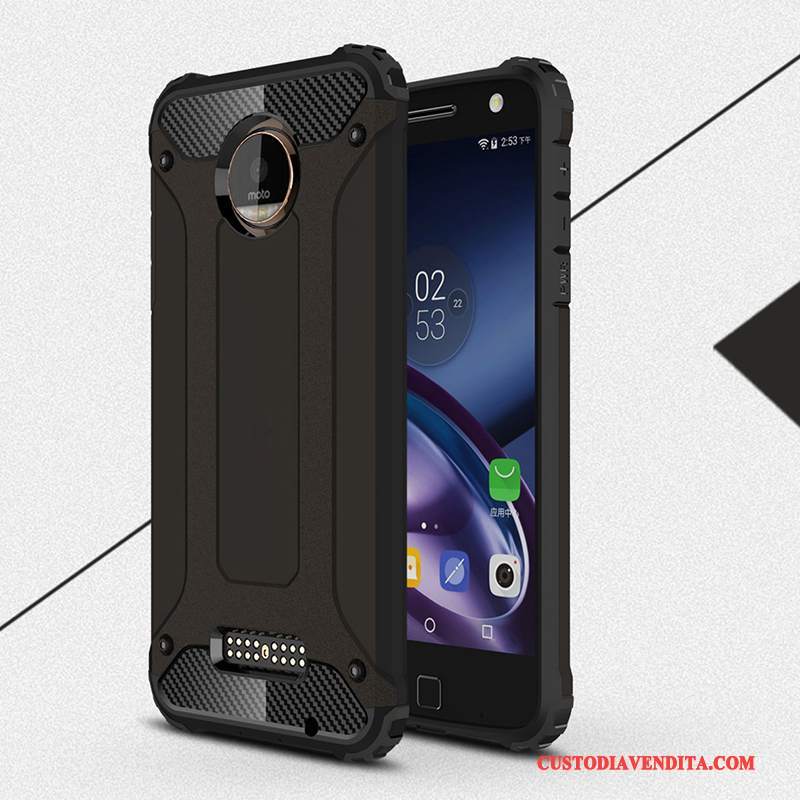 Custodia Moto Z Silicone Rosso Tutto Incluso, Cover Moto Z Protezione Anti-cadutatelefono