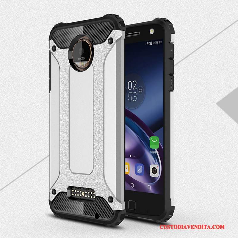 Custodia Moto Z Silicone Rosso Tutto Incluso, Cover Moto Z Protezione Anti-cadutatelefono