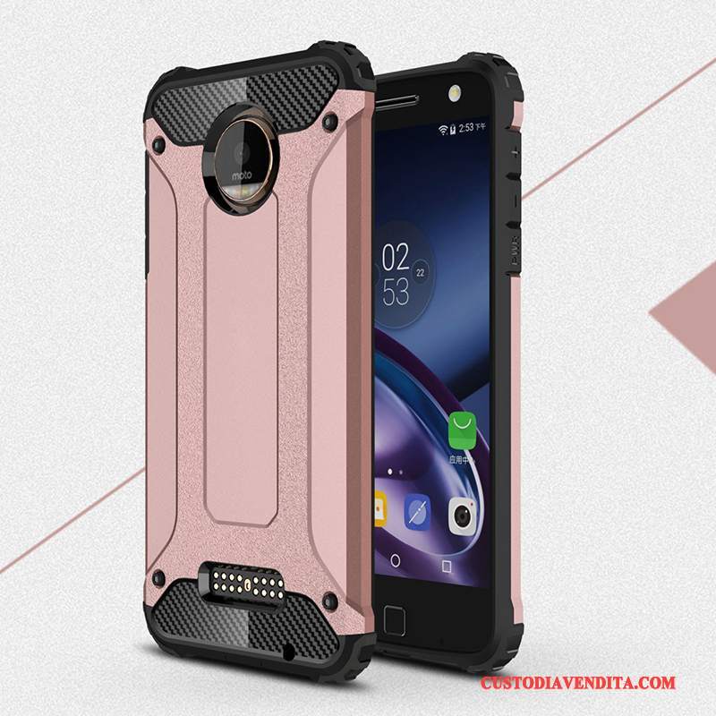Custodia Moto Z Silicone Rosso Tutto Incluso, Cover Moto Z Protezione Anti-cadutatelefono