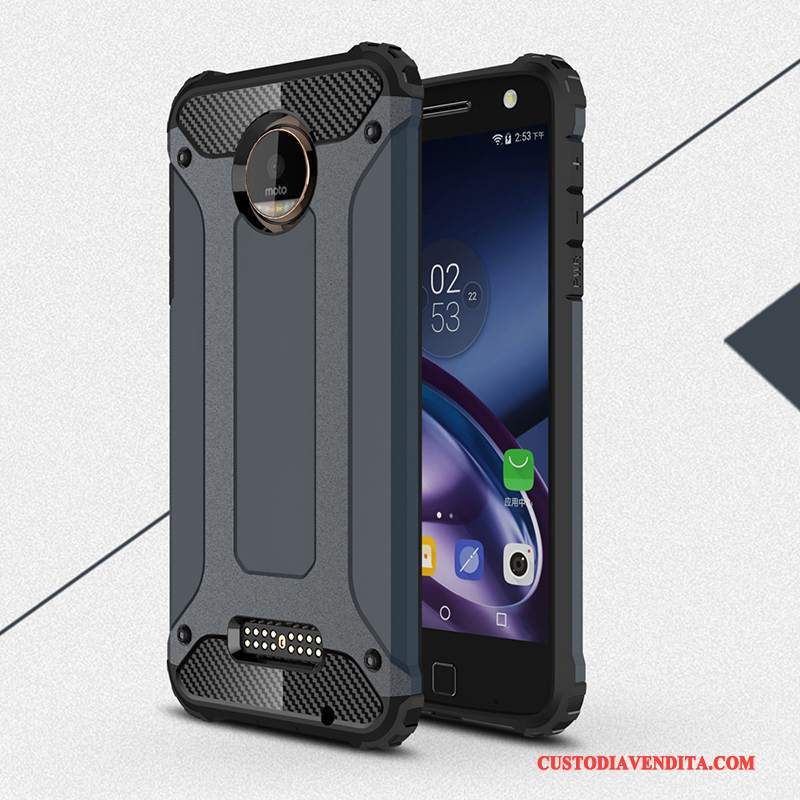 Custodia Moto Z Silicone Rosso Tutto Incluso, Cover Moto Z Protezione Anti-cadutatelefono
