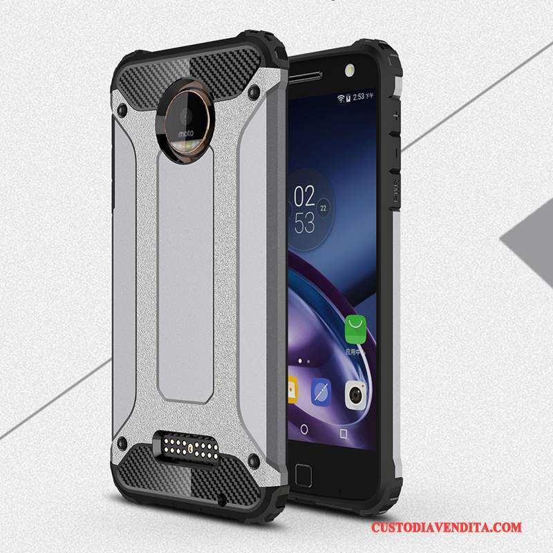Custodia Moto Z Silicone Rosso Tutto Incluso, Cover Moto Z Protezione Anti-cadutatelefono