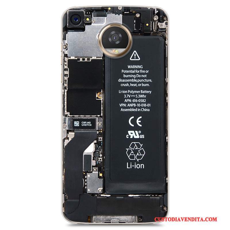 Custodia Moto Z2 Play Creativo Di Personalità Bianco, Cover Moto Z2 Play Protezione Telefono Difficile