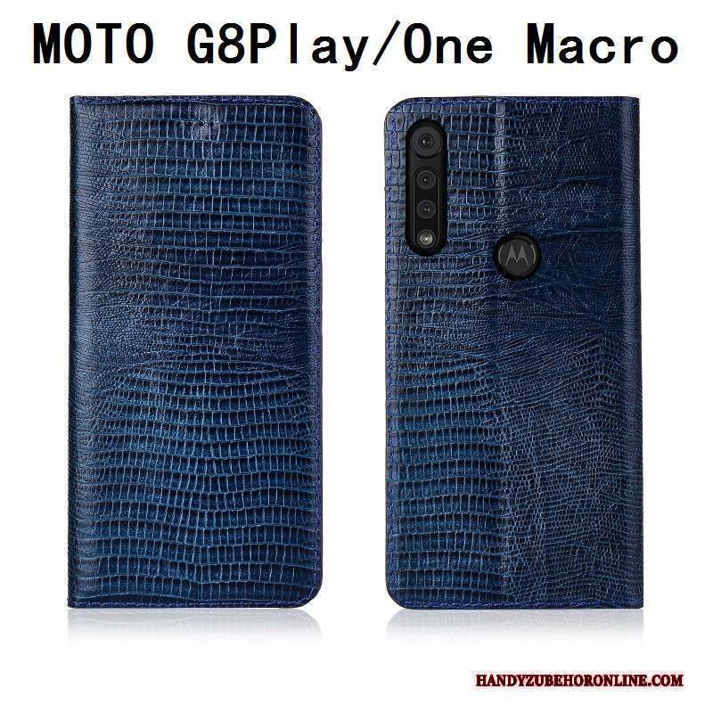 Custodia Motorola One Macro Protezione Telefono Morbido, Cover Motorola One Macro Pelle Anti-caduta Tutto Incluso