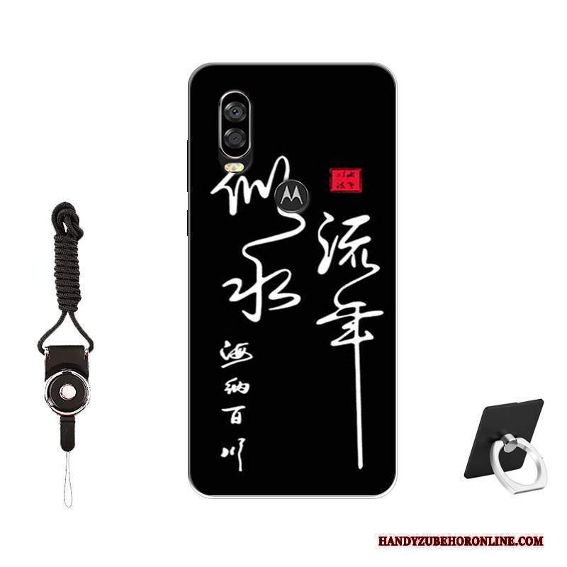 Custodia Motorola One Vision Protezione Tempra Antiscivolo, Cover Motorola One Vision Colore Morbido Pellicola Protettiva