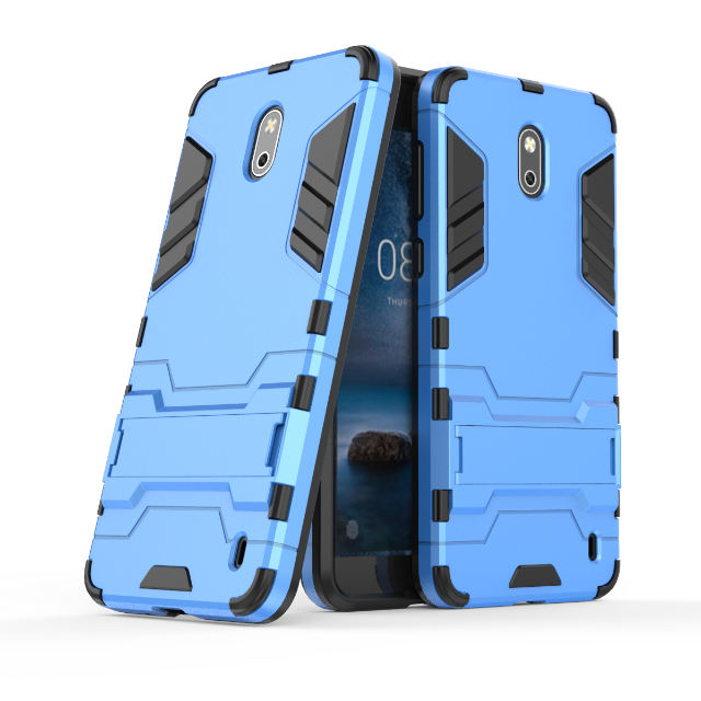 Custodia Nokia 2 Creativo Macchiati Tutto Incluso, Cover Nokia 2 Silicone Blu Anti-caduta