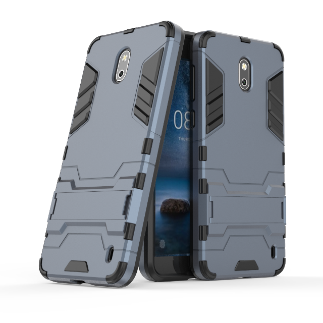 Custodia Nokia 2 Creativo Macchiati Tutto Incluso, Cover Nokia 2 Silicone Blu Anti-caduta