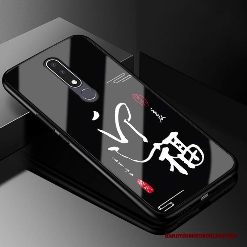 Custodia Nokia 3.1 Plus Moda Tutto Incluso Morbido, Cover Nokia 3.1 Plus Protezione Telefono Vetro