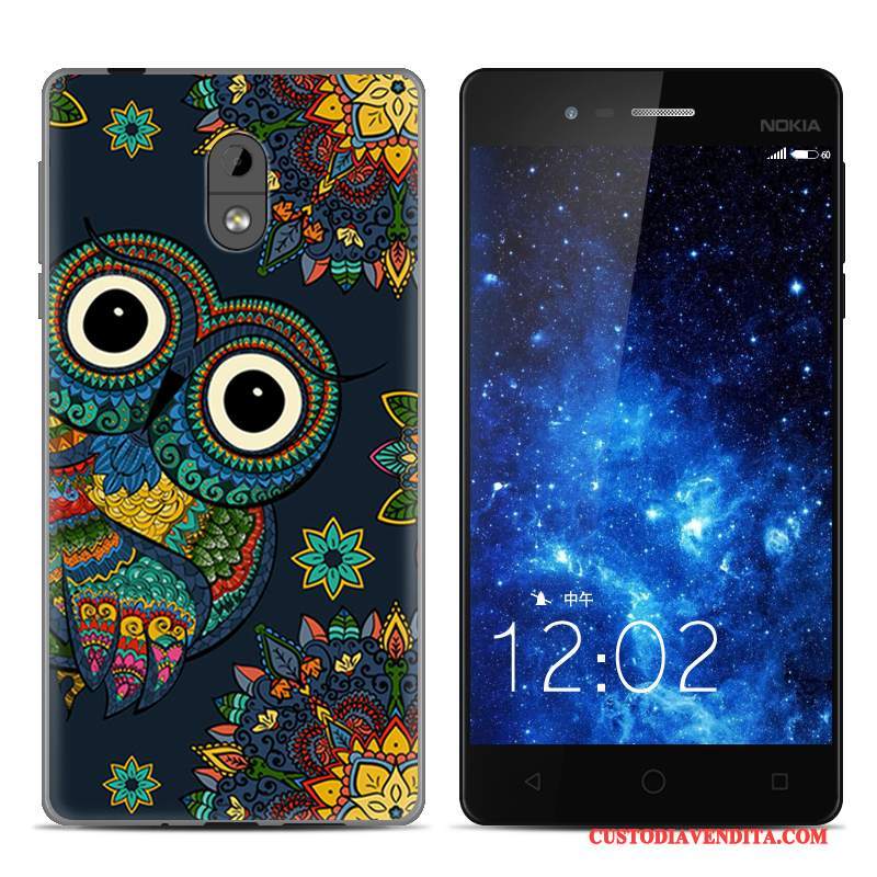 Custodia Nokia 3 Protezione Trasparente Tendenza, Cover Nokia 3 Creativo Leopardatetelefono