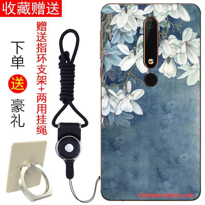 Custodia Nokia 6 Silicone Anti-caduta Nuovo, Cover Nokia 6 Telefono Tutto Incluso