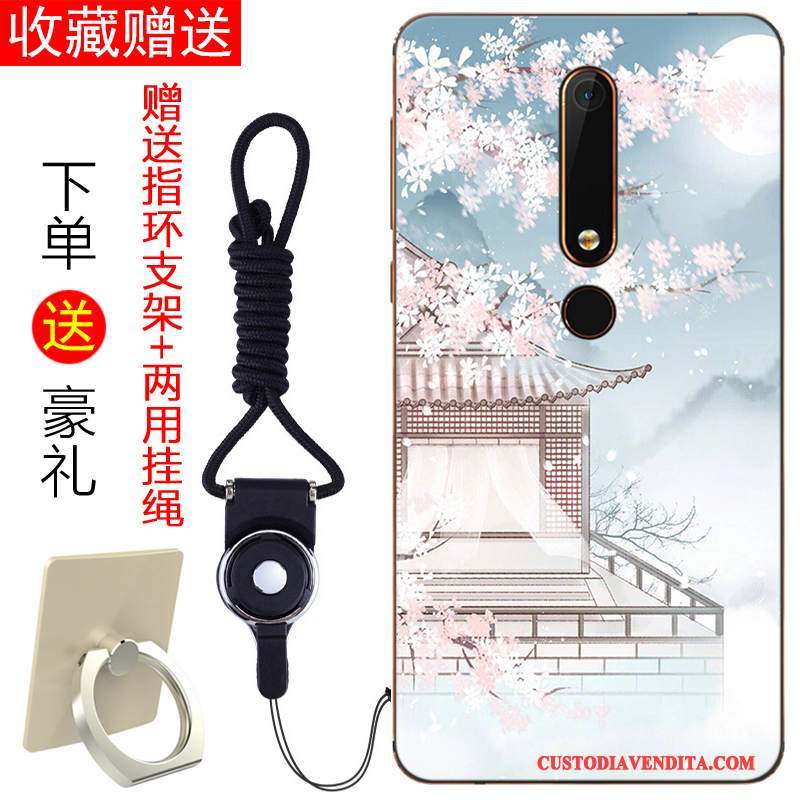 Custodia Nokia 6 Silicone Anti-caduta Nuovo, Cover Nokia 6 Telefono Tutto Incluso