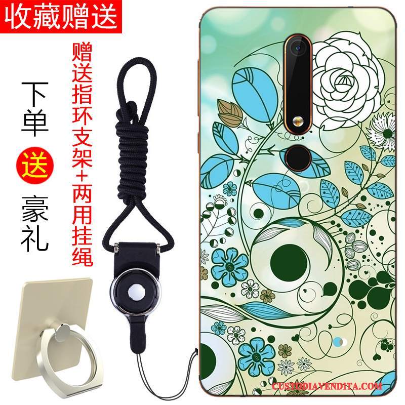 Custodia Nokia 6 Silicone Anti-caduta Nuovo, Cover Nokia 6 Telefono Tutto Incluso