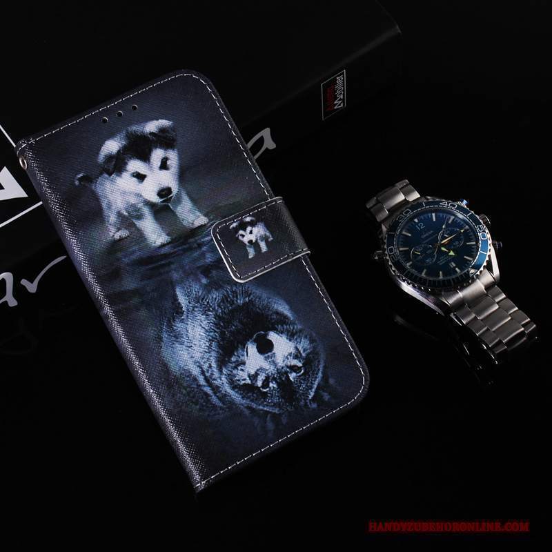 Custodia Nokia 7.2 Protezione Blu Gattino, Cover Nokia 7.2 Pelle Telefono