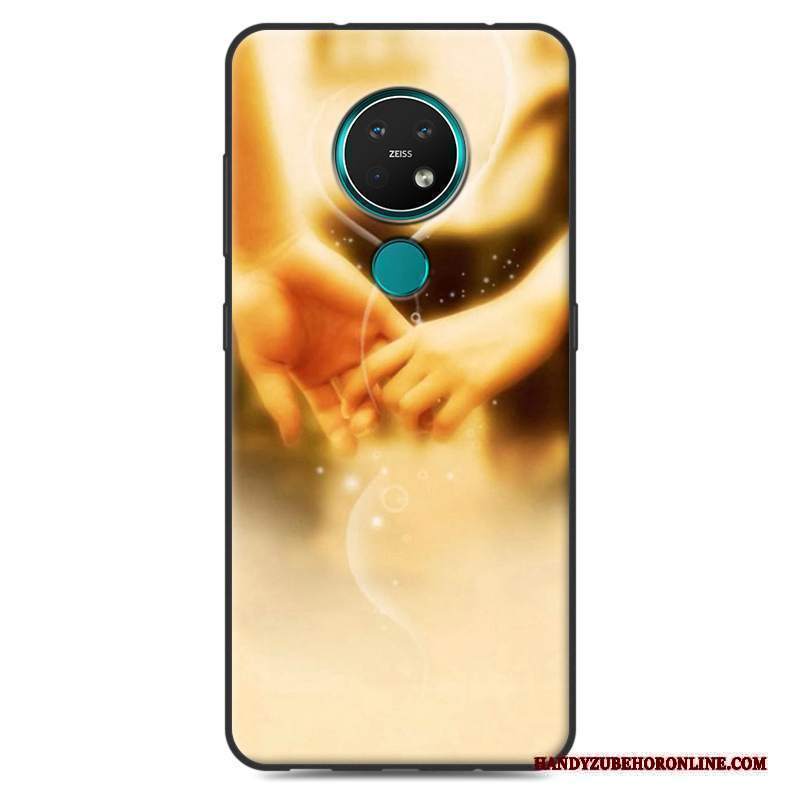 Custodia Nokia 7.2 Vintage Macchiati Morbido, Cover Nokia 7.2 Colore Telefono Semplici