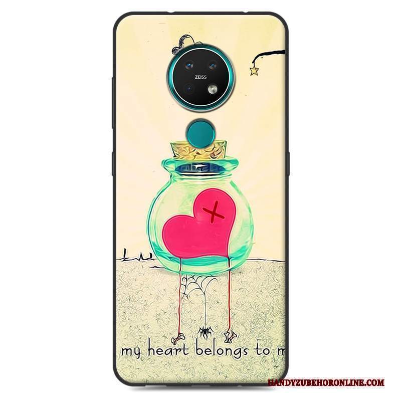 Custodia Nokia 7.2 Vintage Macchiati Morbido, Cover Nokia 7.2 Colore Telefono Semplici