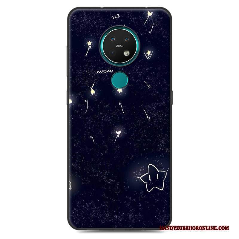 Custodia Nokia 7.2 Vintage Macchiati Morbido, Cover Nokia 7.2 Colore Telefono Semplici