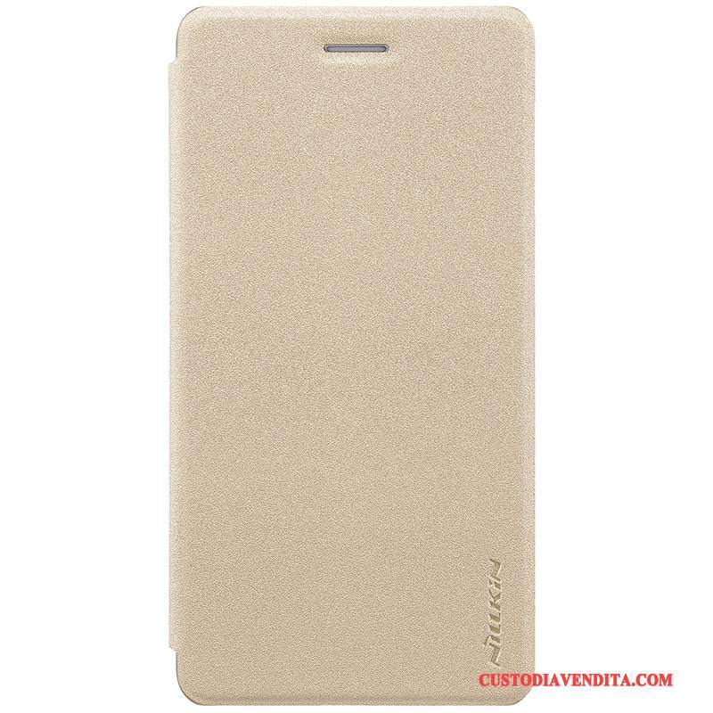 Custodia Nokia 7 Pelle Oro Anti-caduta, Cover Nokia 7 Protezione Telefono