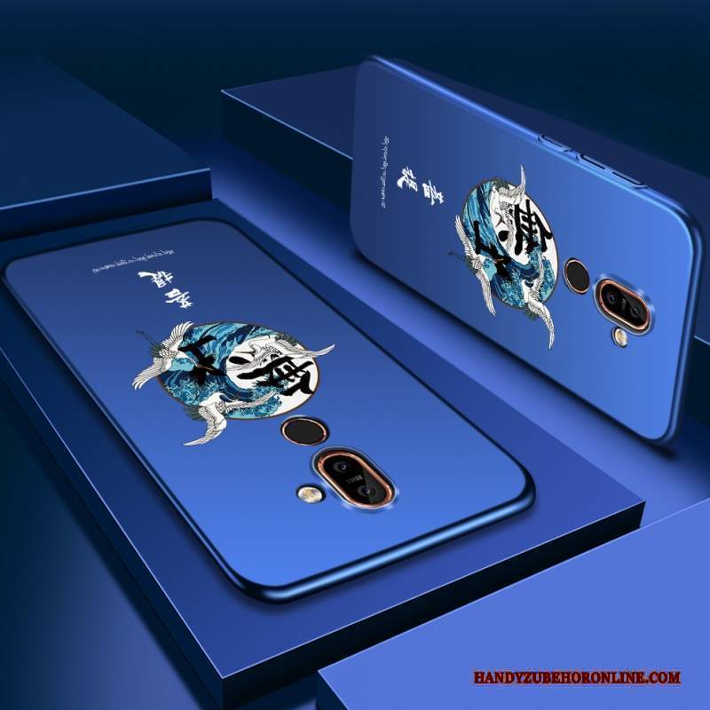 Custodia Nokia 7 Plus Creativo Macchiati Di Personalità, Cover Nokia 7 Plus Blutelefono
