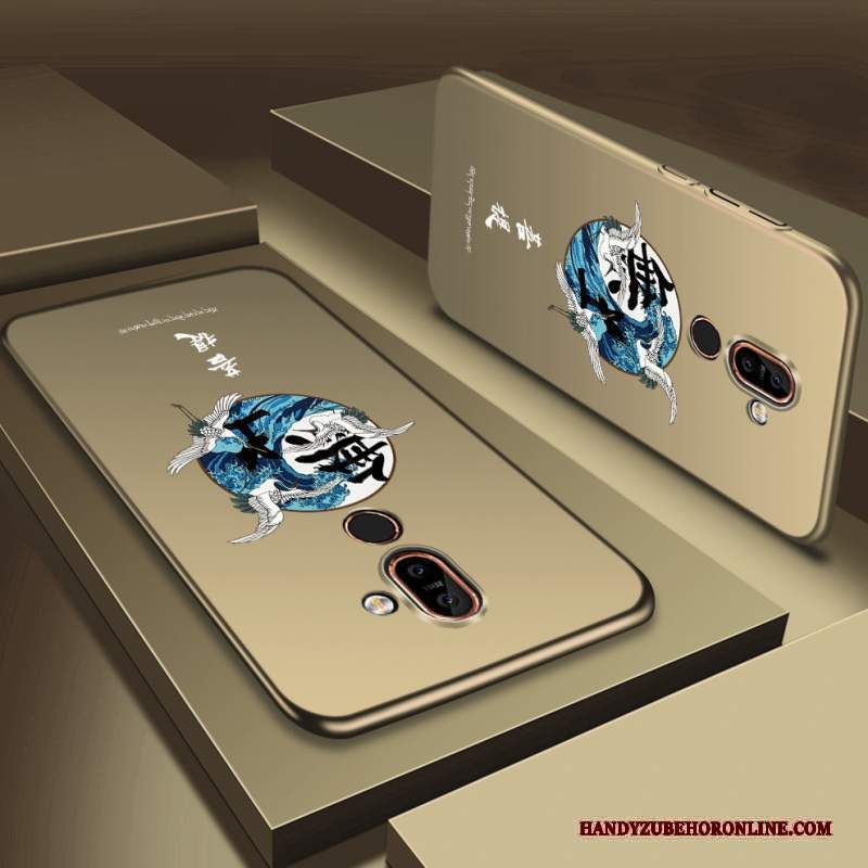 Custodia Nokia 7 Plus Creativo Macchiati Di Personalità, Cover Nokia 7 Plus Blutelefono