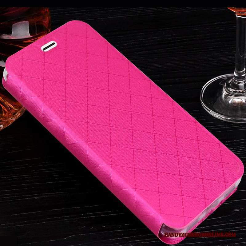 Custodia Nokia 7 Plus Pelle Morbidotelefono, Cover Nokia 7 Plus Protezione Rosso Carta